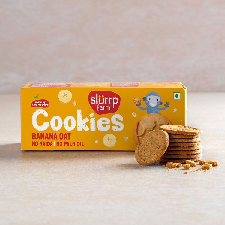 Slurrp Farm Banana Oat Cookies - 80g